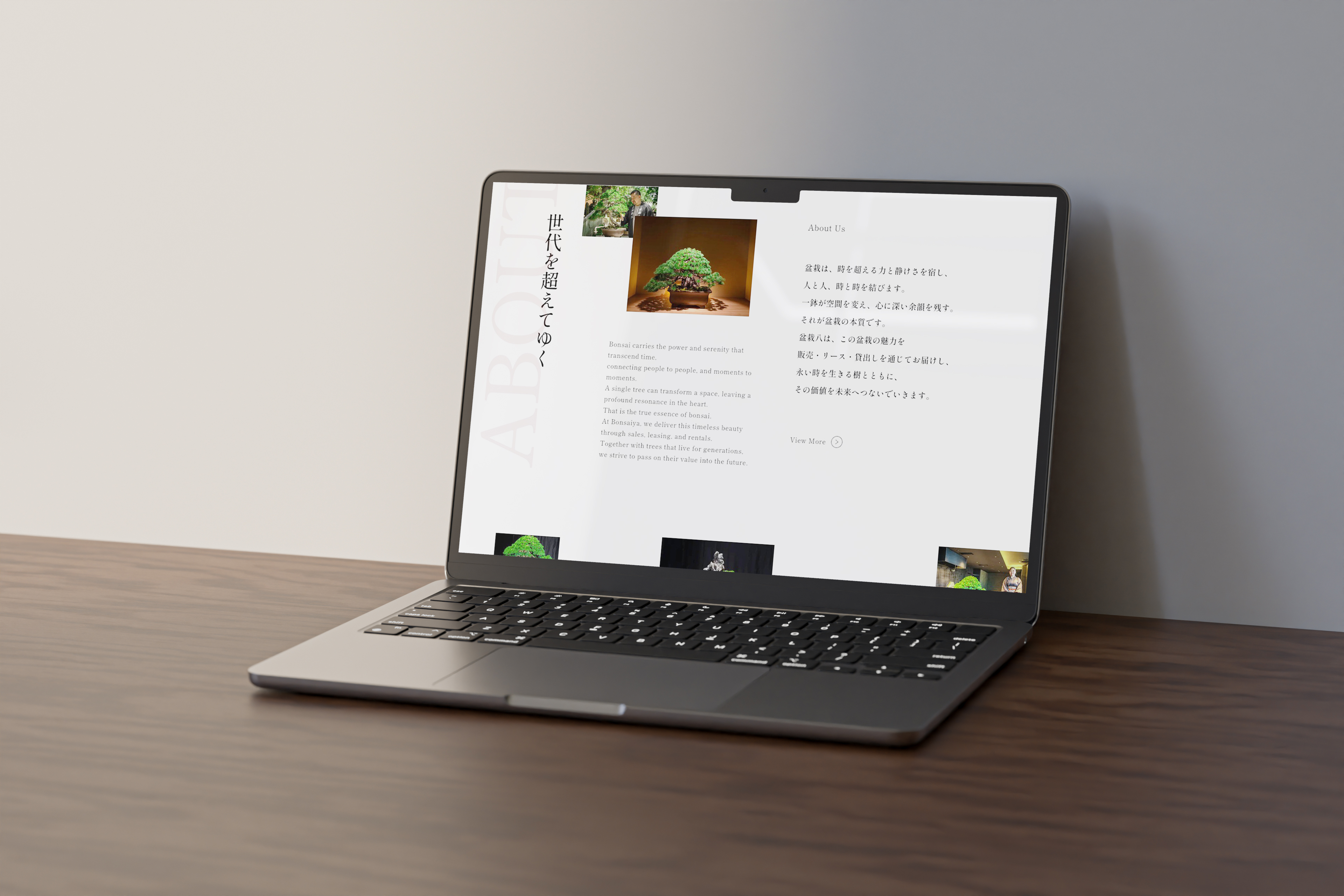 盆栽八 HP制作
